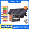 SOLARPLAY SOLARPLA2500W 2304WH LiFePo4 Stazione di energia solare portatile Generatori da campeggio all'aperto Batteria di backup 220V Pannello solare mobile 200W