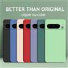 TEXT ME Silicone liquido morbido tinta unita per Google Pixel 9 9A Custodie antiurto per Google Pixel 6 7 6A 7A Custodia Pixel 8 Pro 7A 7 Cover