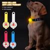 NONE LED Tracciamento animali domestici Ciondolo luminoso Collari luminosi per cani Collare di sicurezza a LED resistente alle intemperie Luce di sicurezza ricaricabile tramite USB