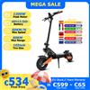 JUICEASE Monopattino Elettrico JUICEASE C67Lite 48V13.5Ah, Motore ad Alta Potenza 1200W, Autonomia 50KM, Velocità 50KM/H, Pneumatici Larghi da 10 Pollici, Scooter Fuoristrada per Tutti i Terreni