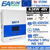 EASUN POWER Inverter Solare Ibrido EASUN 6.5KW 4KW 2KW 48V 24V 12V 230V 120A con Caricatore MPPT, Onda Pura, Off-Grid, con WIFI, Disponibile in Magazzino UE
