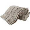 Lavish Home Luxury Cotton Towel Set- 2 Piece Bath Sheet Set Made From 100% Zero Twist Cotton- Quick Dry, Soft and Absorbent By Lavish Home (Taupe/Black)