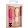 Rayher 29207264 Set sigillo pesce, 2,5cm ø, rosa fuchsia, 1 timbro, 1 cera ca 12g, box blis. 1set