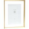 Deknudt Frames - Cornice portafoto - tra due bicchieri - bordo dorato - alluminio - per formato fino a 30 x 40 cm - S028A1 - da appendere