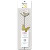Titoutam B2821 Quadro Solifleur con Pinza Farfalla Glitterato/Messaggio a Personalizzare Bianco 10 x 2 x 40 cm
