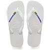 Havaianas - Brasil Logo, Infradito Iconiche, Comode E Resistenti, Strisce con la Bandiera Del Brasile E Suola Antiscivolo Con Strisce Colorate, Unisex Adulti