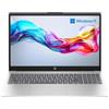 HP Laptop 15-fc0020sl, PC Portatile 15, Display 15.6 FHD Antiriflesso, Notebook, AMD Ryzen 3 7320U, 8GB RAM, 256GB SSD, AMD Radeon, Windows 11, Computer Portatile, Argento, QWERTY