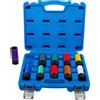 BGS technic BGS Kraft-Schoneinsatz set di viti quadrate 12,5 mm (1/2") SW 15 - 24 mm e bulloni speciali per ruote 10 pezzi - 7311