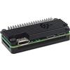 eleUniverse Raspberry Pi Zero 2 W alloggiamento in alluminio, raffreddamento passivo (2W02), dissipatore di calore + 20 pin GPIO Header per Raspberry Pi Zero/Pi Zero 2 W e scheda di espansione