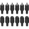 SopwMap 12 Pezzi Spine/prese per altoparlanti DIN a 2 pin con terminali a vite, Spine per altoparlanti DIN a 2 pin, 2 pin DIN speaker spina pin Plug, Connettore Maschio per cavo Altoparlante HiFi