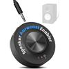 Avantree AuraLink - Ricevitore Auracast & Bluetooth Classico Per Altoparlanti E Sistemi Audio, Portata 100 M, 20 Ore Di Utilizzo Portatile O Stazionario, Ascolto Condiviso Tramite Trasmissione