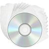 Firavggu 100 Pezzi di Custodie per CD in plastica, custodie vuote per CD, custodie protettive in plastica, custodie Interne semitrasparenti per Dvd, custodie antistatiche per la conservazione