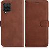 DENDICO Cover per Galaxy A12 5G, Premium Portafoglio PU Custodia in PU Pelle, Flip Libro TPU Bumper Caso per Samsung Galaxy A12 5G, Marrone