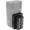 Hersmay D-Tap Mini V Mount Plate a NP-F Dummy Batteria V-Mount V-Lock Piastra per fotocamera Sony NP-F550/F970/F960 per Z CAM E2/S6/F6/F8, monitor per fotocamera, luce video
