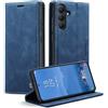 KZB Cover per Samsung Galaxy S26 5G Custodia in Pelle Premium Libro Portafoglio Flip Wallet Magnetica Porta Carte Supporto Protezione Case per Samsung Galaxy S26 - Blu
