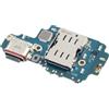 OnlyTech - Circuito connettore di ricarica USB-C, lettore di schede SIM, antenna e microfono di ricambio per Samsung Galaxy S22 Ultra SM-S908B (versione europea)