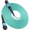 Elfcam® - Cavo in fibra ottica da MPO femmina a MPO femmina, multimodale OM3 50/125um LSZH, tipo B (1 m, 12 fibre)