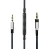 ABLET Cavo audio di ricambio con microfono in-line controllo volume remoto compatibile con cuffie Sennheiser HD4.40, HD 4.40 BT, HD4.50, HD 4.50 BTNC, HD4.30i, HD4.30G, compatibile con iPhone, iPod