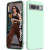 ISOI - Cover per Google Pixel 7 Pro, Custodia Morbida in Silicone Liquido, Protezione Completa Antiurto Ultra Sottile per il Corpo - Menta Verde