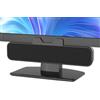 INGA USB-Computer-Lautsprecher mit Plug & Play, Monitor-Klipp, lautem Stereo-Sound & Bass, kabelgebunden für Studium/Meetings, kompatibel mit MAC & Laptop
