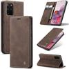 Rerzoiro Cover per Samsung Galaxy S20 Plus Custodia Portafoglio Antiurtoo Premium Pelle PU Wallet Case Flip Libro con Porta Carte Slot Supporto Flip Case per Samsung Galaxy S20 Plus, Caffè