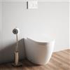 Parama Vaso filo muro in ceramica bianca con sedile copri-wc softclose in UF | Roma