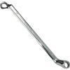 Aerzetix - Chiave Poligonale Doppia - Contrangolo 10x12mm - Chiave manuale occhiello in acciaio CR-V per/Serraggio/Assemblaggio/ - Impugnatura lucidato 12 lati bi-esagonale - Colore argento - C45491