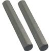 AERZETIX - Set di 2 Punte lunghe esagonale 10mm/Allen 6 lati - L75mm 3/8''(10mm) - per cacciavite/portapunte - per vite Allen 6 lati - Ferramenta/Utensile manuale - Acciaio S2 - C45898