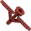 AERZETIX - C64996 - Set di 25 tasselli a espansione per cartongesso Ø10mm - in nylon - fissaggio in muro a secco - materiali cavi pannelli costruzione lavori edili vite in legno telaio