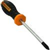 AERZETIX - Cacciavite a croce da incasso PH2 6x100mm per vite Phillips - Punta Magnete/Magnetica - Impugnatura antiscivolo bimateriale - Lama in acciaio/CR-V/ - C45690