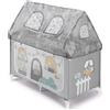 CAM Letto Campeggio Daily Dolci Sogni Grigio con Casetta - Lettino Portatile per Bambini