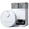 ECOVACS DEEBOT T30C OMNI GEN2 Robot Aspirapolvere e Lavapavimenti, 25.000 Pa, ZeroTangle 3.0, TruEdge 2.0, TrueMapping 2.0, Lavaggio dei panni con acqua calda a 75°C, Stazione OMNI All-in-One, Bianco
