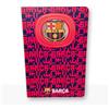 MOCIWORLD - FC Barcelona Barça 3D Notebook - rilegato con Dorso in Tessuto e Finitura di Alta qualità - 120 Pagine di Carta Bianca - Colori: Blu-Rosso - Formato A6