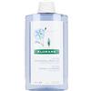 Klorane Shampoo Volumizzante con Fibra di Lino, 400 ml