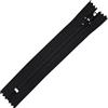 Aerzetix - Set di 12 Cerniere a Spirale Classiche N°5-14 cm - Non separabili - con cursore - Metallo/Nylon/Poliestere - Colore Nero - Cucito - Ideale per Cucito, Riparazione e Sartoria