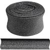 Aerzetix - C77487 - Nastro in sbieco Brillante Piegato per Cucire 4.5 Metri x 30mm - in 65% Cotone e 35% Poliestere - Colore Nero