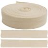 Aerzetix - C77592 - Nastro gallone Twill a Spina di Pesce 9 Metri x 25mm - in Cotone - Colore Ecru
