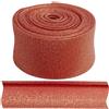 Aerzetix - C77483 - Nastro in sbieco Brillante Piegato per Cucire 4.5 Metri x 30mm - in 65% Cotone e 35% Poliestere - Colore Corallo