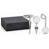 Uadme Set Apribottiglie Vino, 3 Pezzi Cavatappi a Forma da Golf in Lega di Zinco, Kit Vino Regalo per Feste Ristoranti Bar, con Scatola Regalo di Lusso