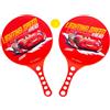 sarcia.eu Palette di plastica per bambini, racchette da gioco da giardino + pallina di gomma (MARVEL Spider Man, 33 cm)