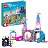 LEGO Disney Princess Il Castello di Aurora, Giocattolo con Mini Bamboline della Bella Addormentata, del Principe Filippo e Malefica, Giochi per Bambine e Bambini dai 4 Anni 43211