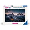 Ravensburger Puzzle 1000 pezzi Le Tre Cime Lavaredo - Puzzle Adulti +14 anni, 70 x 50 cm, Puzzle per Adulti, Collezione Montagne Meravigliose, Idee Regalo