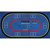 Mondo Tessuti - Tappetino da gioco - Texas Hold'em Poker Black Jack Roulette - Alta Qualità Made in Italy (Poker Blu)