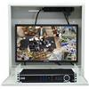 Armadio rack pensile 24" 2U per dvr nvr larghezza max 480mm, profondità max 465m