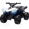 AIYAPLAY Quad per Bambini Elettrico Età 37-72 Mesi 6V Fari LED e Musica, Rosso