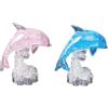 2 Set Puzzle 3D Puzzle di Cristallo Artigianato Delfino Kit Modello Non