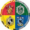 Procos 93451 - Set di 8 piatti da festa Harry Potter, 23 cm, in carta usa e getta, per compleanno dei bambini, set di stoviglie per feste, FSC® Mix