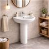 RAK Ceramics Lavabo Karla 55 cm Bianco ,