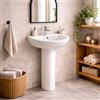 RAK Ceramics Lavabo Karla 65 cm Bianco ,