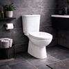 RAK Ceramics Vaso WC Monoblocco Karla con Scarico a Muro Colore Bianco con Cassetta di Sciacquo e Sedile Incluso ,